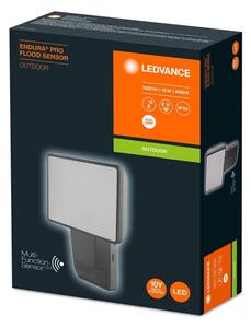 Ledvance - LED Vonkajší nástenný reflektor so senzorom FLOOD LED/15W/230V IP55