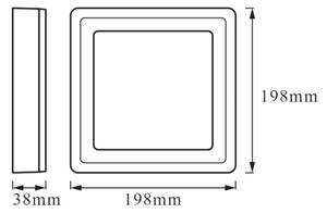 Ledvance - LED Stropné svietidlo CLICK LED/15W/230V