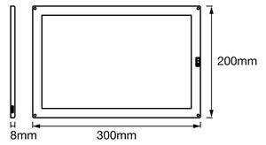 Ledvance - LED stmievateľné podlinkové svietidlo so senzorom CABINET LED/8W/230V