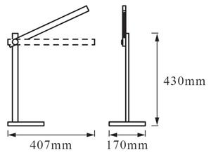 Osram - LED stmievateľná stolná lampa PANAN LED/7W/230V