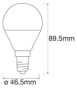 SADA 3x LED RGBW Stmievateľná žiarovka SMART+ E14/5W/230V 2700K-6500K - Ledvance