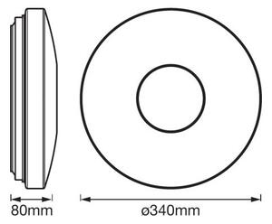 Ledvance - LED RGBW Stmievateľné stropné svietidlo SMART+ KITE LED/18W/230V Wi-Fi