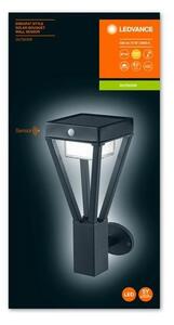 Ledvance - LED Solárne nástenné svietidlo so senzorom BOUQUET LED/6W/3,7V IP44