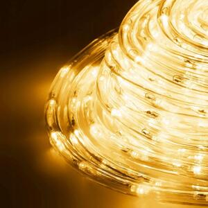SPRINGOS LED svetelný had Mikro 20 m, 480 LED, IP44, 8 svetelných módov, teplá biela