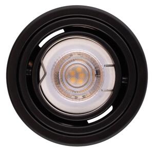 LED Bodové svietidlo TUBA 1xGU10/5W/230V 2700K čierna