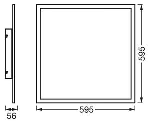 Ledvance - LED RGBW Stmievateľný panel SMART+ PLANON LED/40W/230V Wi-Fi + DO