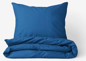 Goldea bavlnené posteľné obliečky - kráľovsky modré 140 x 220 a 70 x 90 cm