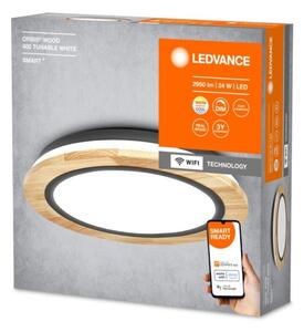 Ledvance - LED Stmievateľné stropné svietidlo SMART+ ORBIS WOOD LED/24W/230V Wi-Fi