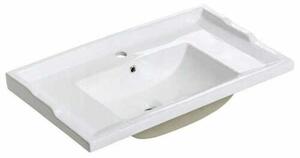 Keramické umývadlo Retro 60 cm, írka 60 cm, výka 21 cm, hbka 46 cm