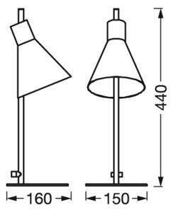 Ledvance - LED Stolná lampa DECOR TOKIO LED/5W/230V