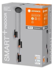 Ledvance - LED Stmievateľný luster na lanku SMART+ DECOR 3xLED/8W/230V čierna Wi-Fi