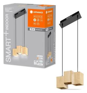 Ledvance - LED Stmievateľný luster na lanku DECOR WOOD 3xLED/7W/230V Wi-Fi