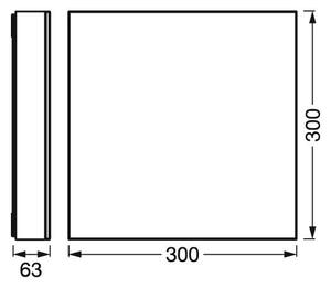 Ledvance - LED Stmievateľné stropné svietidlo SMART+ FRAMELESS LED/21W/230V Wi-Fi