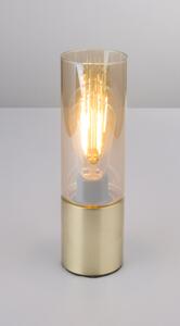 Stolná lampa ANNIKA 1 mosadz/sklo