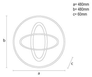 LED Stmievateľné stropné svietidlo LED/90W/230V 3000-6500K + diaľkové ovládanie