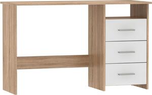 Kondela Univerzálny PC stolík Laristote New L/P - dub sonoma / biela