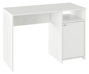KONDELA PC stôl, biela, DEDE