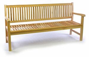 Záhradná lavica masív DIVERO 3-miestna 180 cm