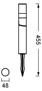 Ledvance - LED Vonkajšia lampa ROTA SPIKE LED/1W/12V IP44