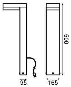 Ledvance - LED Vonkajšia lampa VENUS LED/4W/12V IP44