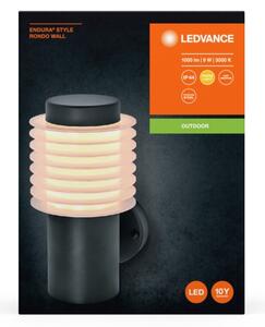 Ledvance - LED Vonkajšie nástenné svietidlo RONDO LED/9W/230V IP44 antracit