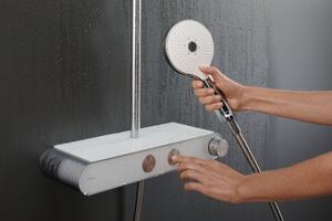 Duravit Shower Systems sprchová súprava nástenná s termostatom chrómová-biela TH4382008005