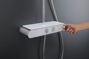 Duravit Shower Systems sprchová súprava nástenná s termostatom chrómová-biela TH4382008005
