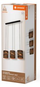 Ledvance - Luster na lanku DECOR CARDBOARD 3xE27/15W/230V