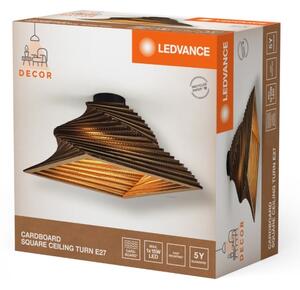 Ledvance - Stropné svietidlo DECOR CARDBOARD 1xE27/15W/230V 40x40 cm