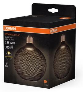 LED Žiarovka DECOR FLAT G125 E27/3,5W/230V 2700K čierna - Osram