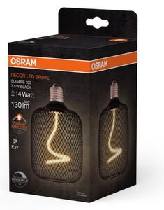 LED Stmievateľná žiarovka DECOR FILAMENT E27/3,5W/230V 1800K čierna - Osram