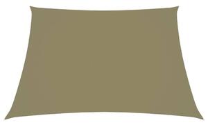 Maison Exclusive - Slnená plachta Oxford tkanina Trapézový tvar 2/4x3 m Béová