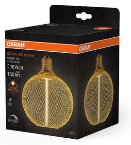 LED Stmievateľná žiarovka DECOR FILAMENT G125 E27/3,5W/230V 1800K zlatá - Osram