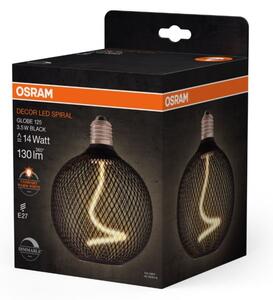 LED Stmievateľná žiarovka DECOR FILAMENT G125 E27/3,5W/230V 1800K čierna - Osram