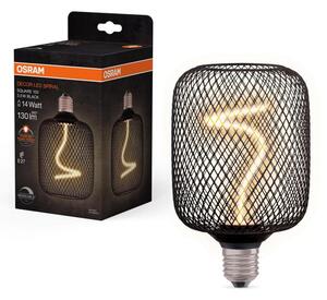 LED Stmievateľná žiarovka DECOR FILAMENT E27/3,5W/230V 1800K čierna - Osram