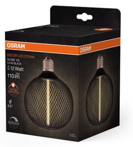 LED Stmievateľná žiarovka DECOR FILAMENT G125 E27/3,5W/230V 1800K čierna - Osram