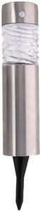 Grundig Solárne záhradné osvetlenie - Super LED - 44,5 x 7,5 cm - detektor pohybu - IP44 - sklo so vzorom - so zemným hrotom