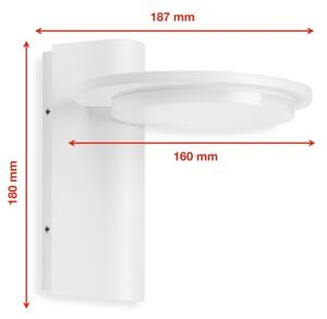 Telefunken 312406TF - LED Vonkajšie nástenné svietidlo LED/10W/230V IP44