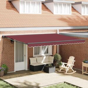 Maison Exclusive – rám markízy v bordovej farbe, 450 x 300 cm