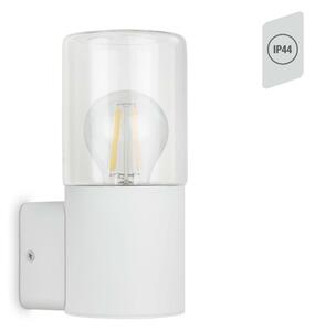 Briloner 320506TF - Vonkajšie nástenné svietidlo 1xE27/12W/230V IP44 biela