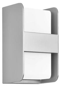 Telefunken 321004TF - Vonkajšie nástenné svietidlo 1xE27/12W/230V IP44 strieborná