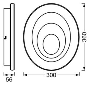 Osram - LED stropné svietidlo ORBIS SPIRAL LED/27W/230V