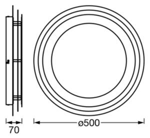 Ledvance - LED Stropné svietidlo ORBIS SPIRAL LED/38W/230V