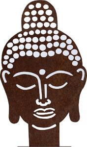 CORGARDEN Záhradná dekorácia Budha 50 x 30 cm, corten CORGARDEN 1061