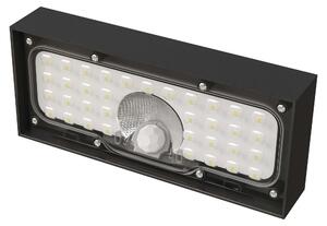 Solárna lampa EMOS LED BRIXO s detektorom pohybu, pre dom/záhradu, dosah senzora 7 m/120°, 2 reimy svietenia, 900 lm, neutrálna biela, ierna, ZG166S