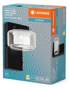 Ledvance - LED Kúpeľňové nástenné svietidlo ORBIS FLAME LED/5,5W/230V IP44 čierna