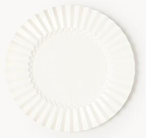 Porcelánový servírovací tanier's embosovaným vzorom Antonin