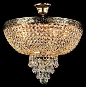 Maytoni DIA890-CL-05-G - Prisadený luster PALACE 5xE27/60W/230V