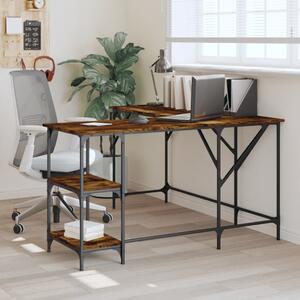 Maison Exclusive - písací stôl z dymového dubu 139 x 139 x 75 cm drevený materiál