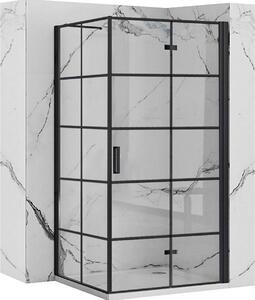 Sprchovací kút REA MOLIER BLACK 80X80